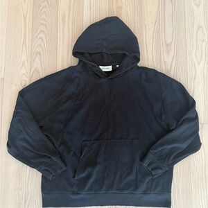 Frame Black Tshirt Material Sweatshirt Hoodie Casual size L in black